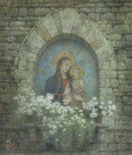 壁の聖母